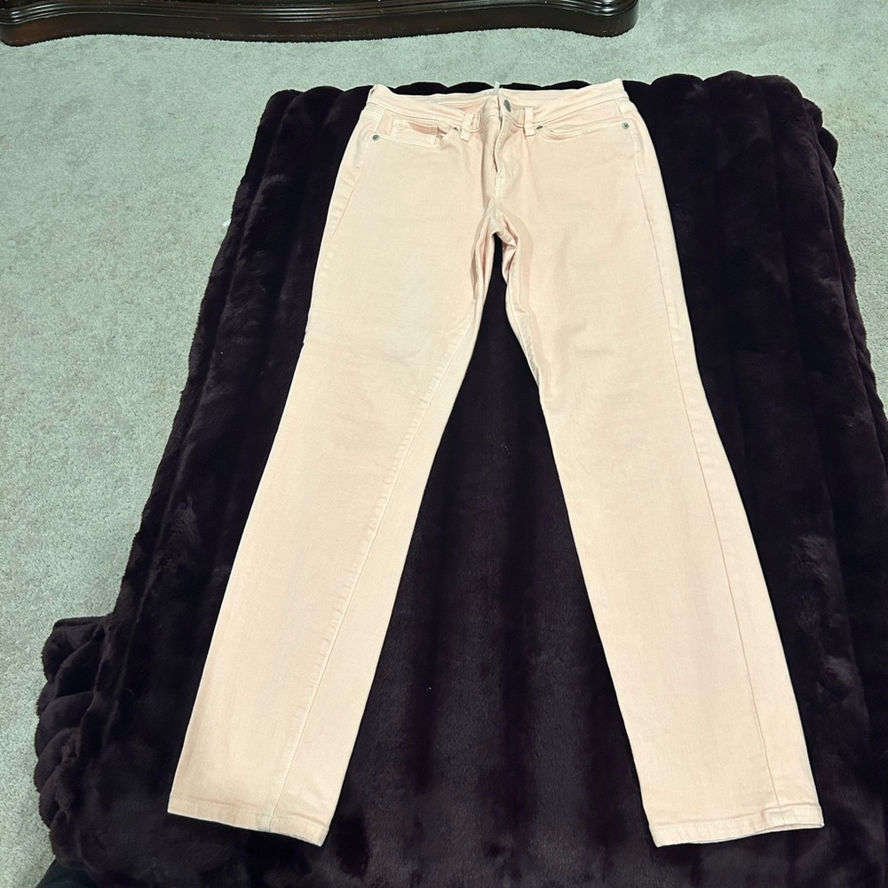 Ann Taylor Pink Modern Skinny Jeans Size 8/28